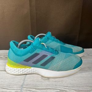 Adidas Womens Shoes Adizero Ubersonic 3 Turquoise Tennis Sneaker Size 9.5